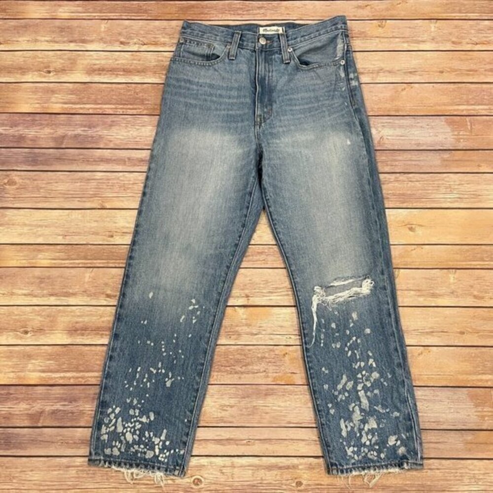 Madewell The Dadjean Jeans Bleached Edition